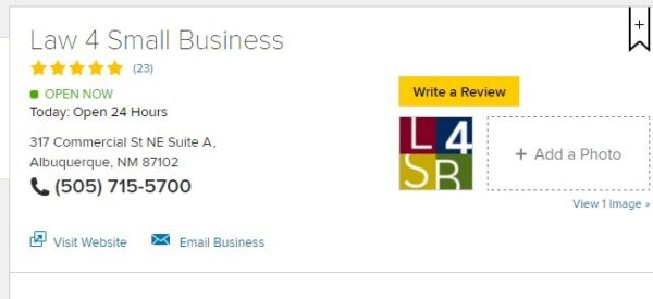 Rate and review Law 4 Small Business! - Law 4 Small Business (L4SB)