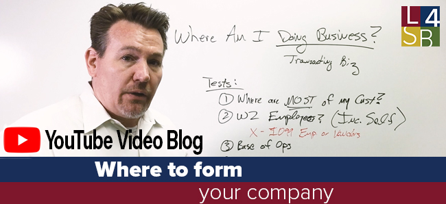 where to form your company video blog hero