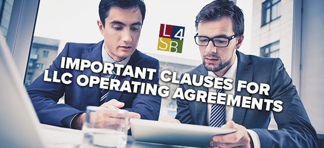 Important Clauses for LLC Operating Agreements