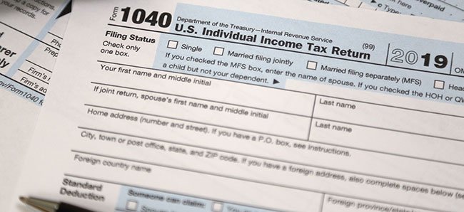 1040 tax form blog