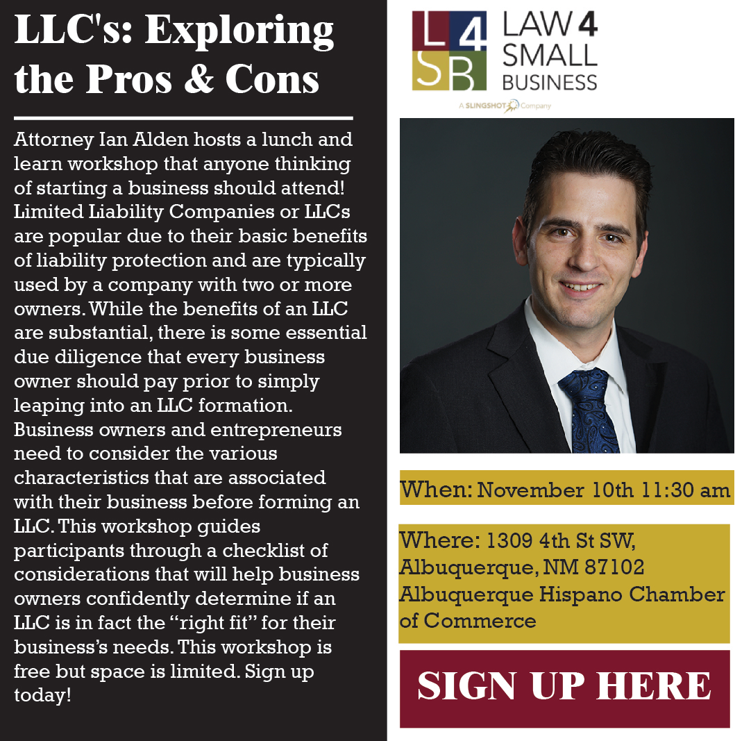 Pros and Cons of LLCs - Law 4 Small Business (L4SB)
